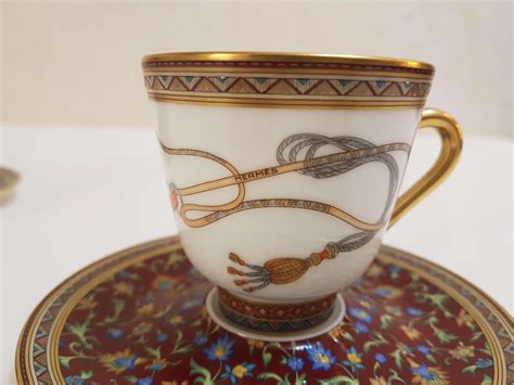 hermes cheval d'orient coffee service|Cheval d’Orient coffee cup and saucer .